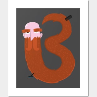 B beard Posters and Art